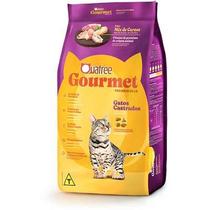 Ração Para Gatos 3KG Alimento Quatree Gourmet Castrados Sabor Mix De Carne