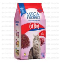 Ração para gatos beef 1kg carne
