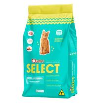 Ração Para Gatos Castrados 3KG Alimento Quatree Select Adulto Sabor Frango Arroz Batata Doce