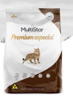 Ração para Gatos Castrados Multi Star Cat Sabor Salmao 10 Kg Ração para Gatos Castrados Multi Star Cat Sabor Salmao 10 Kg