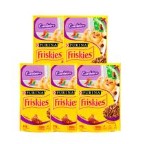 Ração para Gatos Friskies Adultos Cordeiro ao molho 85g Kit com cinco unidades