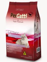 Ração para Gatos PerGatti Castrado Salmão 11kg - SUPER PREMIUM
