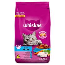 Ração para Gatos Whiskas Adulto 1+ Anos Sabor Peixe 900g Ração para Gatos Whiskas Adulto 1+ Anos Sabor Peixe 900g
