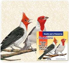 Ração para Pássaros Mistura para Cardeal e Galo de Campina Nutripássaros-500g - Nutripassaros