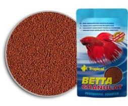 Ração Para Peixe Betta Tropical Betta Granulat 5g (zip Lock)