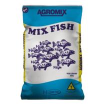 Ração para Peixe Mix Fish 32% 4 A 6mm Extrusada p/ Peixes em Crescimento 25 Kg- Agromix - 30100005
