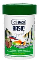 Ração Para Peixes Alcon Basic Em Flocos 10g Alimento Completo
