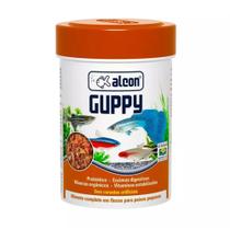Ração Para Peixes Alcon Guppy Flocos - 10g