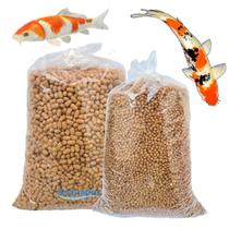 Ração para peixes Carpas 2kg CK3 + 2kg CK2 p/ lagos aquário