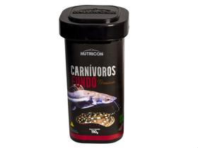 Ração Para Peixes Nutricon Carnivoros Fundo c/ alho 110gr