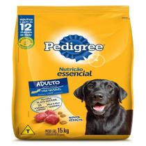Racao pedigree adulto carne nutricao essencial 15kg
