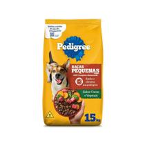 Ração Pedigree Carne e Vegetais Cães Adultos Raças Pequenas e Minis 15 kg Ração Pedigree Carne e Vegetais Cães Adultos Raças Pequenas e Minis 15 kg