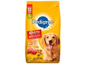 Ração Pedigree para Cães Adultos de Porte Médio e Grande Sabor Carne, Frango e Cereais - 10,1Kg
