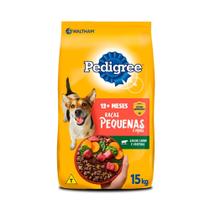 Ração Pedigree para Cães Adultos de Porte Pequeno e Mini Sabor Carne e Vegetais Ração Pedigree para Cães Adultos de Porte Pequeno e Mini Sabor Carne e Vegetais