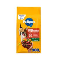 Ração Pedigree para Cães Adultos de Porte Pequeno sabor Carne e Vegetais 900g