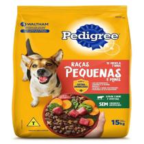 Ração Pedigree Raças Pequenas Carne/Vegetais 15kg