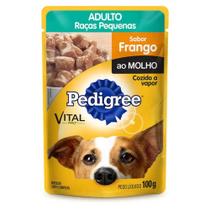 Ração Pedigree Sachê Frango ao Molho para Cães Adultos de Raças Pequenas Ração Pedigree Sachê Frango ao Molho para Cães Adultos de Raças Pequenas