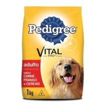 Ração Pedigree Vital Pro Para Cães Adultos Sabor Carne, Frango e Cereais