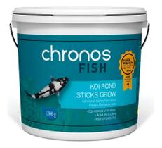 Ração Peixe Carpa Chronos Fish Koi Pond Sticks Grow 1,3kg