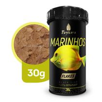 Ração Peixes Aquário Marinho Poytara Marinhos Flakes 30G