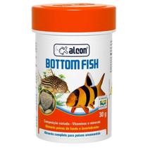 Ração Peixes de Fundo e Invertebrados 30g Bottom Fish Alcon