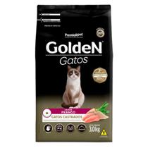 Ração Pet Golden gatos adulto castrados frango 3 kg