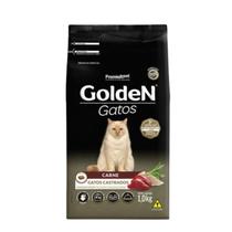Ração Pet Golden gatos adultos castrados carne 1 kg