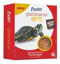 Ração Petisco Para Tartaruga Gammarus Repto Camarão Desidratado 48g - Prefere