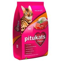 Ração Pitukats Mix, Gatos Adultos, 25kg - Foster