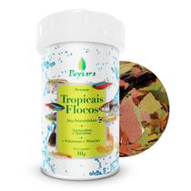 Ração Poytara Tropicais Flocos Aquários Peixes Coloração 10g Ração Poytara Tropicais Flocos Aquários Peixes Coloração 10g