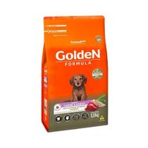 Ração pra Cães Filhotes Raças Pequenas Golden Fórmula sabor Carne e Arroz Mini Bits 10.1kg Ração pra Cães Filhotes Raças Pequenas Golden Fórmula sabor Carne e Arroz Mini Bits 10.1kg