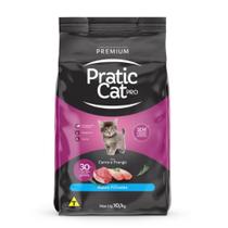 Ração Pratic Cat Pro Filhote Sabor Carne e Frango 10,1Kg