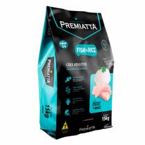 Ração Premiatta Cães Adultos Fish e Rice - 15kg