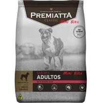 Ração Premiatta Sabores Bife Acebolado Mini Bits (Grãos Pequenos) para Cães Adultos - Gran Premiatta (15 kg)