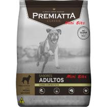 Ração Premiatta Sabores Carne com Batata Mini Bits (Grãos Pequenos) para Cães Adultos - Gran Premiatta (15 kg)