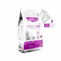 Ração Premiatta Whey HD Crispy 3kg Alta Digestibilidade com Frango desfiado.