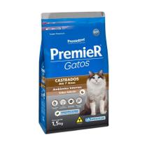 Ração Premier Amb Inter Gato ad Cast Até 7 Anos Salmão 1,5kg