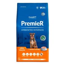 Ração Premier Ambientes Internos Cães Adultos Porte Médio Frango e Salmão 12 kg Ração Premier Ambientes Internos Cães Adultos Porte Médio Frango e Salmão 12 kg