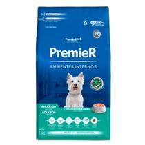 Ração Premier Ambientes Internos Cães Adultos Raças Pequenas Frango e Salmão 2,5kg Ração Premier Ambientes Internos Cães Adultos Raças Pequenas Frango e Salmão 2,5kg