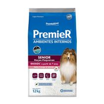 Ração Premier Ambientes Internos Cães Sênior Pequeno 12 Kg Ração Premier Ambientes Internos Cães Sênior Pequeno 12 Kg