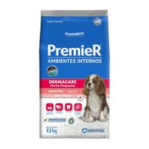 Ração Premier Ambientes Internos Dermacare Cães 12 kg Ração Premier Ambientes Internos Dermacare Cães 12 kg