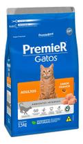 Ração Premier Ambientes Internos Gatos Adultos Frango 1,5kg