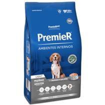 Ração Premier Ambientes Internos Ligth Para Cães Adultos de Raças Pequenas Sabor Frango e Salmão 1 kg Ração Premier Ambientes Internos Ligth Para Cães Adultos de Raças Pequenas Sabor Frango e Salmão 1 kg