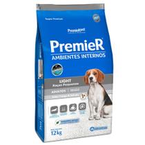 Ração Premier Ambientes Internos Ligth Para Cães Adultos de Raças Pequenas Sabor Frango e Salmão 12 kg Ração Premier Ambientes Internos Ligth Para Cães Adultos de Raças Pequenas Sabor Frango e Salmão 12 kg