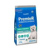 Ração Premier Ambientes Internos para Cães Adultos Sabor Frango e Salmão - 2,5 kg