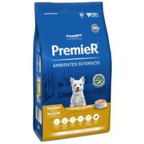 Ração Premier Ambientes Internos Para Cães Filhotes de Raças Pequenas Sabor Frango e Salmão 2,5 kg Ração Premier Ambientes Internos Para Cães Filhotes de Raças Pequenas Sabor Frango e Salmão 2,5 kg