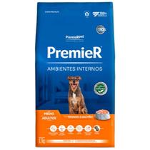 Ração Premier Cães Adultos Ambientes Internos Porte Médio 12kg