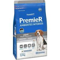 Ração Premier Cães Ambientes Internos Adulto Ligth 2,5kg