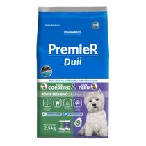 Ração Premier Duii Cães Adultos Amb. Internos Peru/Cord 2,5kg