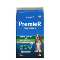 Ração Premier Formula Light Cães Adultos Raças Médias Frango 15 kg